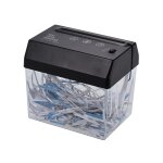 Destructeur de documents compact avec corbeille int�gr�e, alimentation usb / batterie, entr�e 123 mm, ...