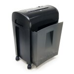 Destructeur de documents coupe crois�e 10 feuilles bac tiroir 14l