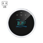 D�tecteur intelligent de fuite de gaz combustible, wi - fi 2. 4ghz, avec capteur de temp�rature, ecran ...