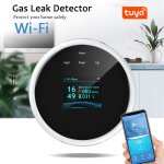Dtecteur wifi de gaz naturel propane, dispositif de scurit domestique, contrle par application, ecran ...
