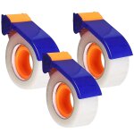 Dévidoir de ruban adhésif de moins de 50 mm, lot de 3 ¿ facile a utiliser, coupe rapide, matériau pp ... Dévidoir de ruban adhésif de moins de 50 mm, lot de 3 ¿ facile a utiliser, coupe rapide, matériau pp ...