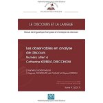 Le discours et la langue n 9. 2 / 2017 - les observables en analyse de discours - num�ro offert a catherine ...