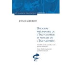 Discours pr�liminaire de l'encyclop�die et articles de l'encyclop�die