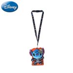 Disney porte - badge en peluche stitch avec tour de cou th�me halloween, sous licence officielle
