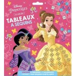 Disney princesses - les ateliers - avec 5 tableaux, 7 coloriages, 1 stylet, 500 sequins scintillants