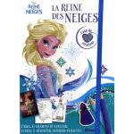 Disney la reine des neiges - avec un bloc, 6 crayons de couleur, des tenues a d�couper, des tickers paillet�s ...