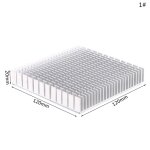 Dissipateur thermique en aluminium, panneau chauffant, 120 / 150mm, amplificateur de puissance cpu, radiateur ...