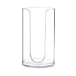 Distributeur de gobelets jetables en carton transparent 13 x 7, 7 cm