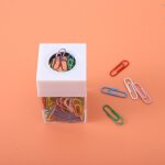 Distributeur de trombones, bote a absorption magntique, porte - trombone, bureau - type white