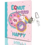 Donuts carnet secret fille, 17, 8x13, 5cm 80 feuilles lignées journal intime fille avec cadenas petit ... Donuts carnet secret fille, 17, 8x13, 5cm 80 feuilles lignées journal intime fille avec cadenas petit ...