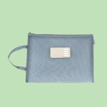 Dossier de rangement de fichiers en maille a4, sac de travail ? fermeture ?clair, portefeuille de papier, ...