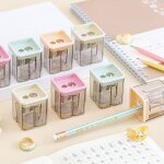 Double trou taille - crayon maquillage taille - crayon pour les filles cadeaux retour aux fournitures ...