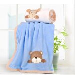Super doux corail couverture polaire pour bébé infantile lit evolutif de bande dessinée singe / lapin ... Super doux corail couverture polaire pour bébé infantile lit evolutif de bande dessinée singe / lapin ...
