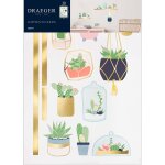 Draeger grand sticker mural pots v�g�tal
