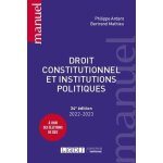 Droit constitutionnel et institutions politiques