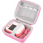 Dur cas etui de voyage housse porter pour prograce instax print appareil photo. (case only) (rose)
