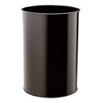Durable 330301 corbeille a papier m�tal 30l noir