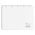 Durable 365002 intercalaire de classement onglet avec index alphab�tique pvc blanc