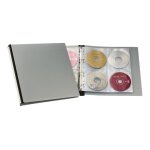 Durable cd / dvd album 96 - classeur a anneaux pour cd / dvd - capacit� : 96 cd / dvd - noir