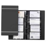 Durable classeur a anneaux pour cartes de visite visifix,