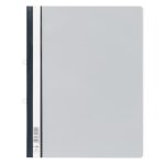 Durable clear view folder prot�ge documents pvc gris