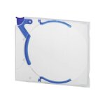 Durable quickflip standard - bo�tier a syst�me d'�jection pour cd - capacit� : 1 cd / dvd - bleu (pack ...