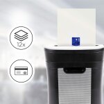Duronic ps571 destructeur de documents de 19 litres pour 12 feuilles de papier a4 - coupe croisée pour ... Duronic ps571 destructeur de documents de 19 litres pour 12 feuilles de papier a4 - coupe croisée pour ...