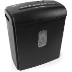 Duronic ps815 destructeur de documents et cartes de banque coupe croise capacit 8 feuilles corbeille ...