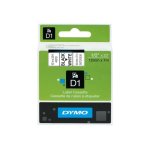 Dymo d1 - ruban d'tiquettes auto - adhsives - noir sur blanc - rouleau (1, 2 cm x 7 m) 1 rouleau(x) ...