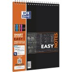 Easynotes bloc - notes Ã spirales format a4 + 160 pages rglure ligne 7mm couverture polypro couleur ...