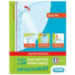 Eaz'in - bloc de 60 pochettes perfores dtachables - a4