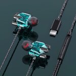 Ecouteurs filaires de type c pour iphone xiaomi huawei, oreillettes de sport, de jeu, de musique, de ...
