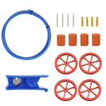 Ecrous de nivellement de torsion a main am�lior�s / colonne avec coupe de tube en ptfe, ressorts a lit ...