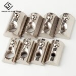 Ecrou en t a ressort avec boule pour extrusion d'aluminium, profil en aluminium, s�rie 20 / 30 / 40 / ...