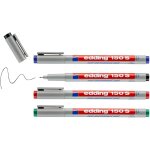 Edding 150 s stylo non - permanent - noir, rouge, bleu, vert - plume ronde, 3 mm - stylo pour ecrire ...