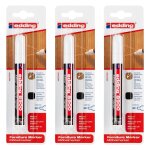 Edding lot de 3 marqueurs pour meuble 8900 blister de 1 noyer antique 1, 5 - 2 mm