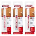 Edding lot de 3 marqueurs pour meuble 8900 gris pointe ronde 1, 5 - 2 mm