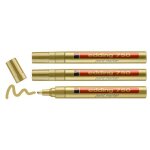 Edding lot de 3 marqueurs peinture 750 or 2 - 4 mm Edding lot de 3 marqueurs peinture 750 or 2 - 4 mm