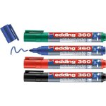 Edding 360 marqueur pour tableaux blancs - multi - couleur - 4 stylos - pointe ronde 1, 5 - 3 mm - feutre ...