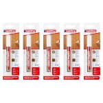 Edding lot de 5 marqueurs pour meuble 8900 blister de 1 noyer clair 1, 5 - 2 mm