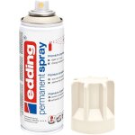 Edding 5200 spray permanent - blanc crème mat - 200 ml - peinture acrylique pour peindre ou décorer verre, ... Edding 5200 spray permanent - blanc crème mat - 200 ml - peinture acrylique pour peindre ou décorer verre, ...