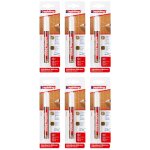 Edding lot de 6 marqueurs pour meuble 8900 blister de 1 noyer clair 1, 5 - 2 mm