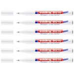 Edding lot de 6 marqueurs sp�cial radiologie 8010 blanc pointe fine 0, 8 mm