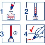 Edding 660 marqueur pour tableaux blancs - rouge - 10 stylos - pointe ronde 1, 5 - 3 mm - feutre effaable ...