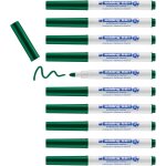 Edding 661 marqueur pour tableaux blancs - vert - 10 stylos - pointe ronde 1 - 2 mm - feutre effaable ...