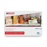 Edding e - 1300 / 40 s lot de 30 feutres de coloriage a pointe ogive 3 mm couleurs assorties