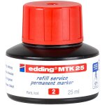 Edding recharge d'encre mtk 25 rouge