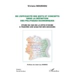 De l'efficacit� des mots et concepts dans la d�finition des politiques economiques - etude du cas de ...