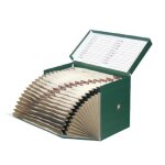 Elba 100580266 ? bo�te de transfert d'anneaux avec doublure en tissu, 20 cm, vert