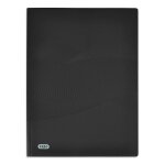 Elba lot de 2 protges document osmose 160 vues polypropylne opaque noir a4